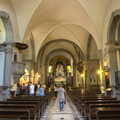Inside the basilica of the Sanctuary of La Verna, La Verna Monastery and the Fireflies of Tuscany, Italy - 14th June 2013