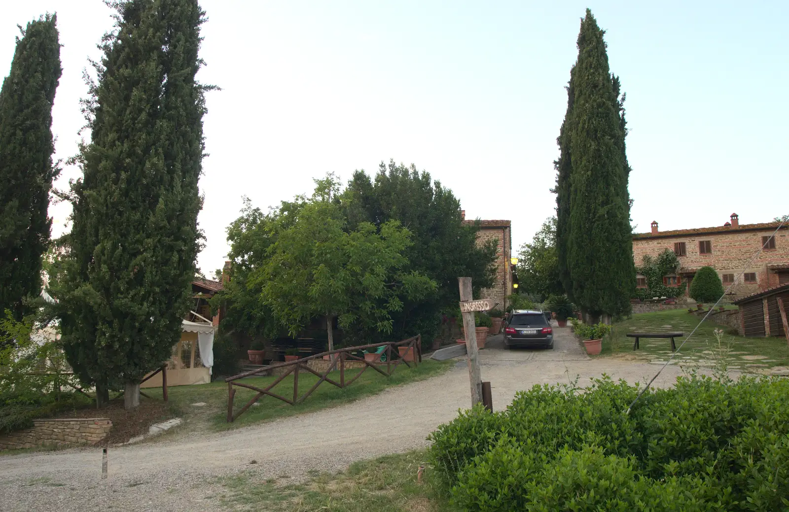 The Tenuta il Palazzo site, from La Verna Monastery and the Fireflies of Tuscany, Italy - 14th June 2013