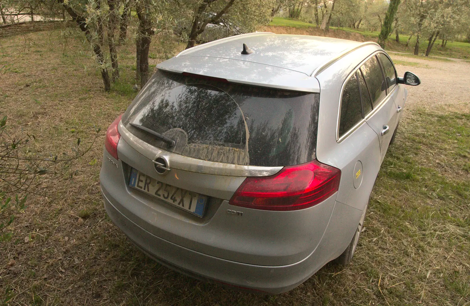 Good thing we kept the hire car clean, from La Verna Monastery and the Fireflies of Tuscany, Italy - 14th June 2013