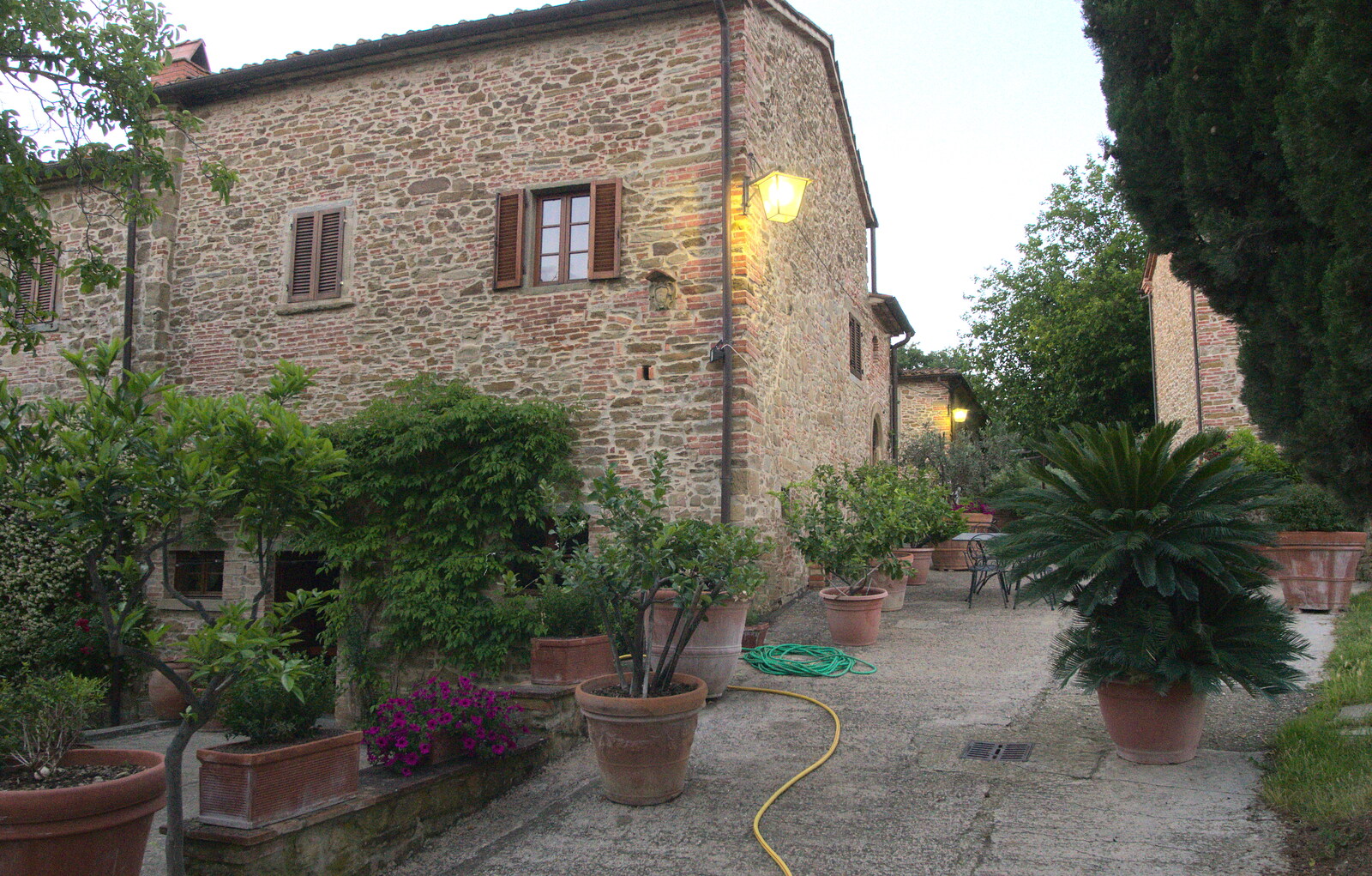 The path up to our apartment from La Verna Monastery and the Fireflies of Tuscany, Italy - 14th June 2013