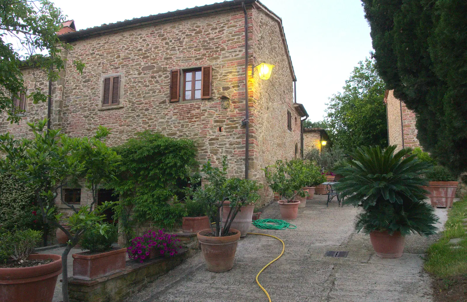 The path up to our apartment, from La Verna Monastery and the Fireflies of Tuscany, Italy - 14th June 2013