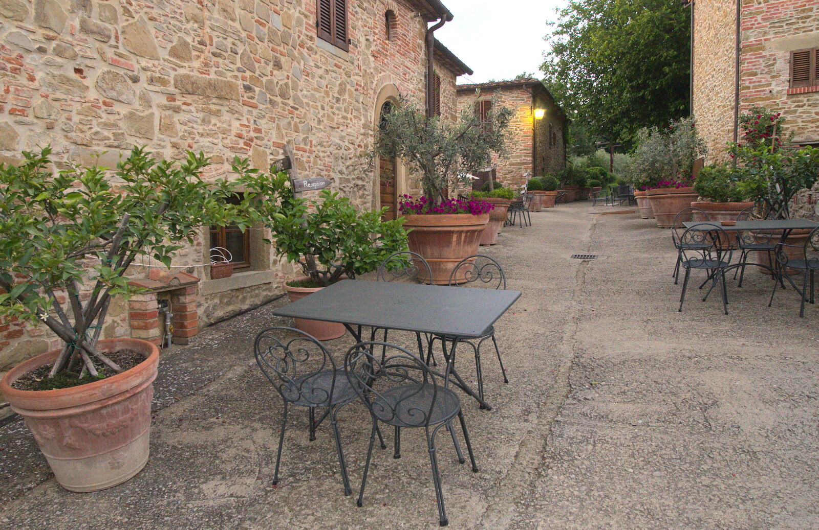 Garden benches from La Verna Monastery and the Fireflies of Tuscany, Italy - 14th June 2013