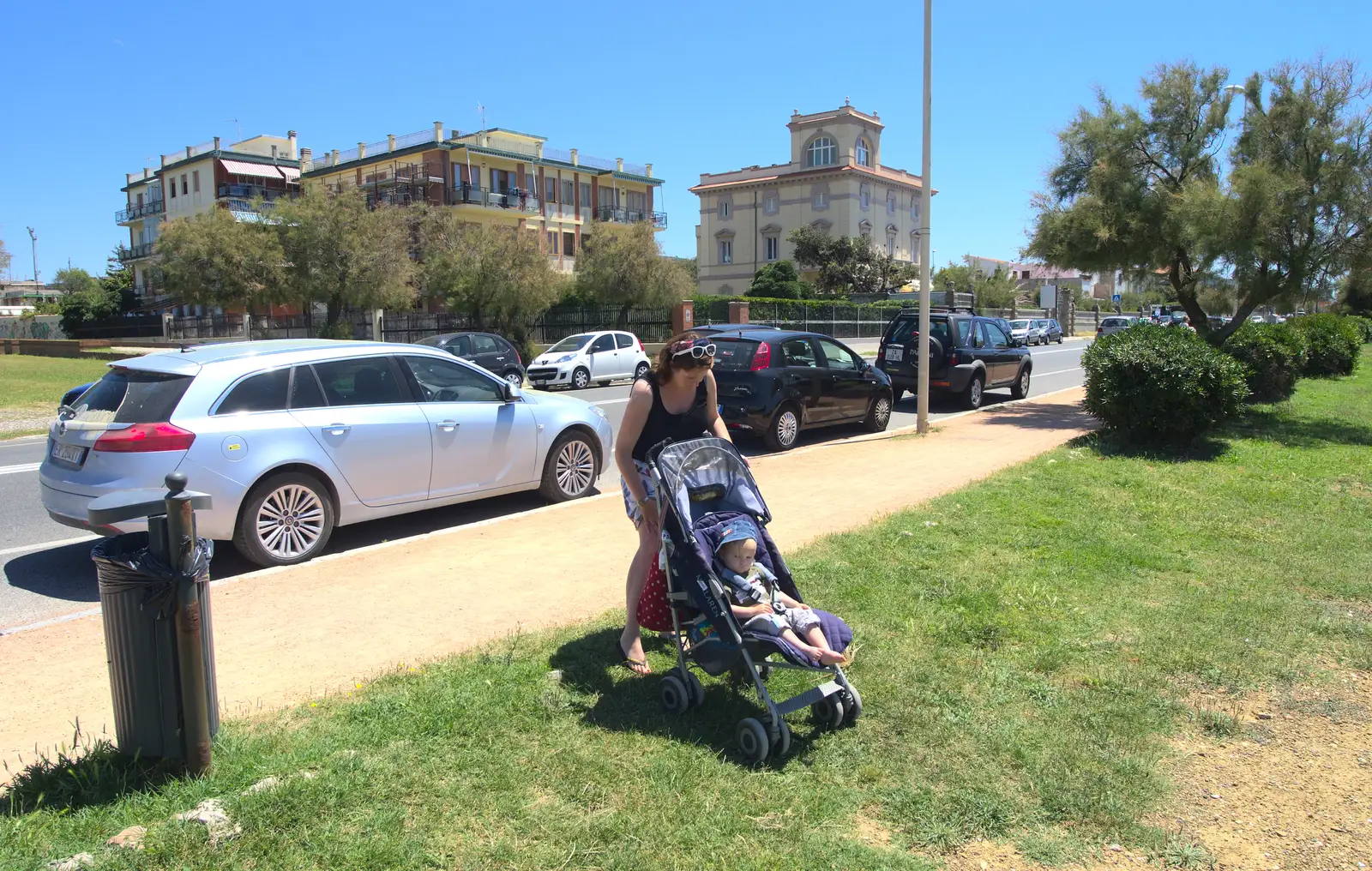 We park after about 30 minutes of searching, from La Verna Monastery and the Fireflies of Tuscany, Italy - 14th June 2013