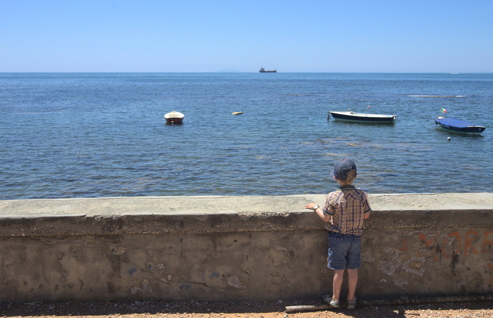 Fred looks out to sea from La Verna Monastery and the Fireflies of Tuscany, Italy - 14th June 2013