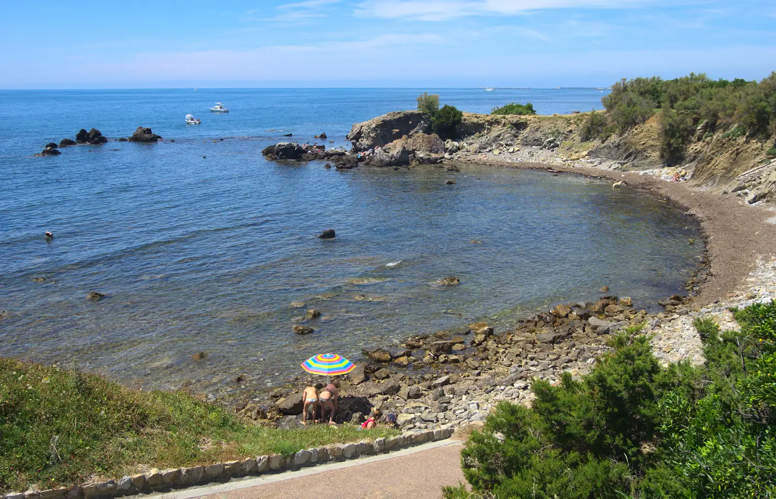 A nice round cove at Livorno, from La Verna Monastery and the Fireflies of Tuscany, Italy - 14th June 2013