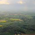 A partial rainbow over Essex, La Verna Monastery and the Fireflies of Tuscany, Italy - 14th June 2013