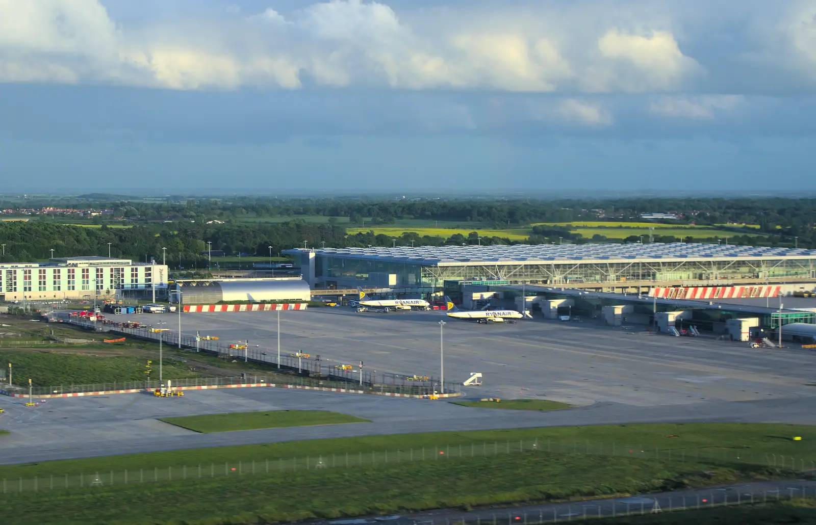 Stansted airport, from La Verna Monastery and the Fireflies of Tuscany, Italy - 14th June 2013