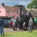 Grandad gets a close up of Oliver, Thrandeston Pig Roast and Tractors, Thrandeston Little Green, Suffolk - 23rd June 2013