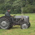 A grey Ferguson trundles onto the green, Thrandeston Pig Roast and Tractors, Thrandeston Little Green, Suffolk - 23rd June 2013