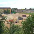 Piles of crushed concrete where Marconi was, Marconi's Demolition and Brome Village Fete, Chelmsford and Brome, Suffolk - 6th July 2013