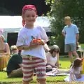 Fred roams around with a packet of Haribo, Marconi's Demolition and Brome Village Fete, Chelmsford and Brome, Suffolk - 6th July 2013