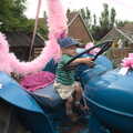 The BSCC at Pulham Crown, and a Summer Miscellany, Brome, Suffolk - 11th July 2013, Harry on a pink tractor