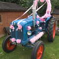 The pink Fordson tractor, The BSCC at Pulham Crown, and Grandad with a Grinder, Brome, Suffolk - 11th July 2013