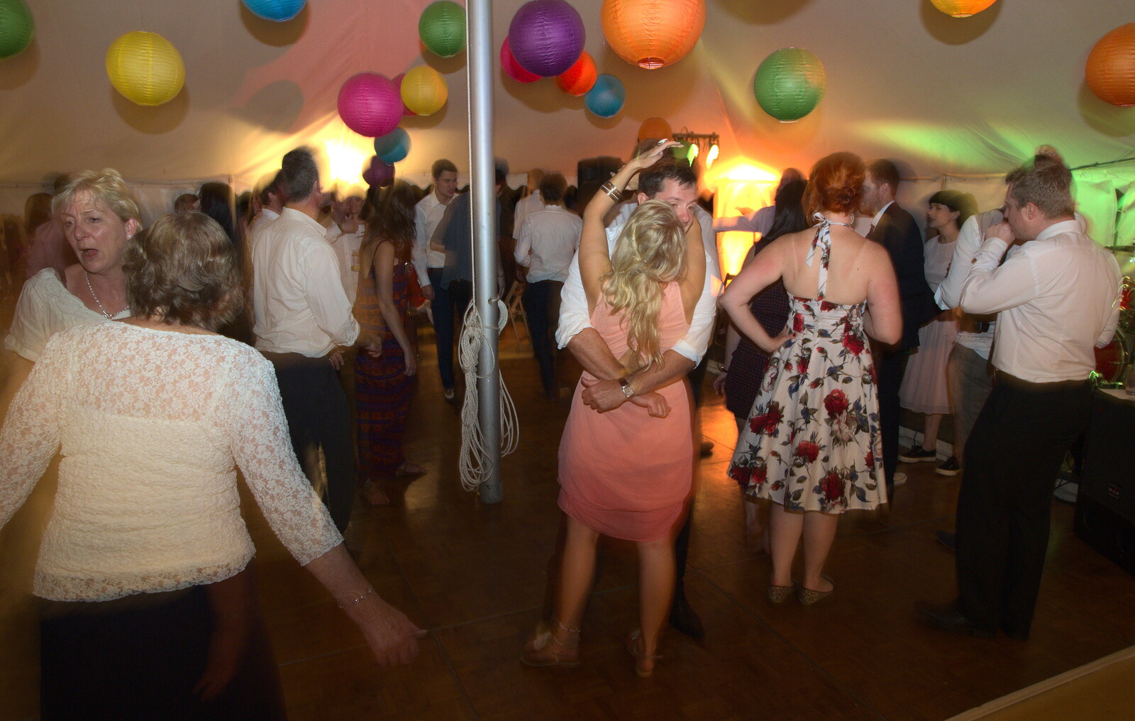 More dancing from The BBs Play Steph's Wedding, Burston, Norfolk - 13th July 2013