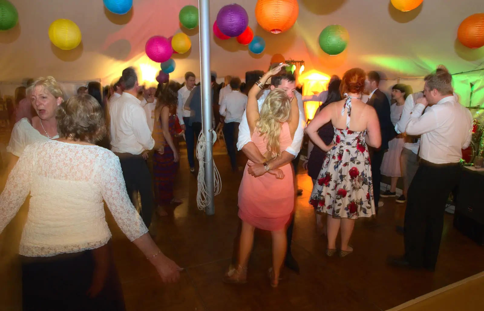 More dancing, from The BBs Play Steph's Wedding, Burston, Norfolk - 13th July 2013