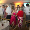 Wedding conversation, The BBs Play Steph's Wedding, Burston, Norfolk - 13th July 2013