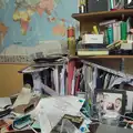 The office is really tidy, as usual, The Demolition of the Garage, Brome, Suffolk - 17th July 2013