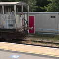 A glimpse of an old brake wagon at Shenfield, The Demolition of the Garage, Brome, Suffolk - 17th July 2013