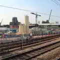 The Crossrail Stratford site, The Demolition of the Garage, Brome, Suffolk - 17th July 2013