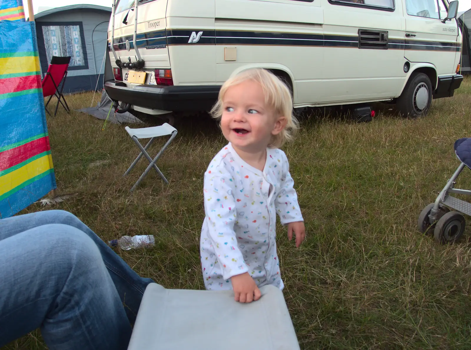 Harry - Baby Gabey - mills around, from The 8th Latitude Festival, Henham Park, Southwold, Suffolk - 18th July 2013