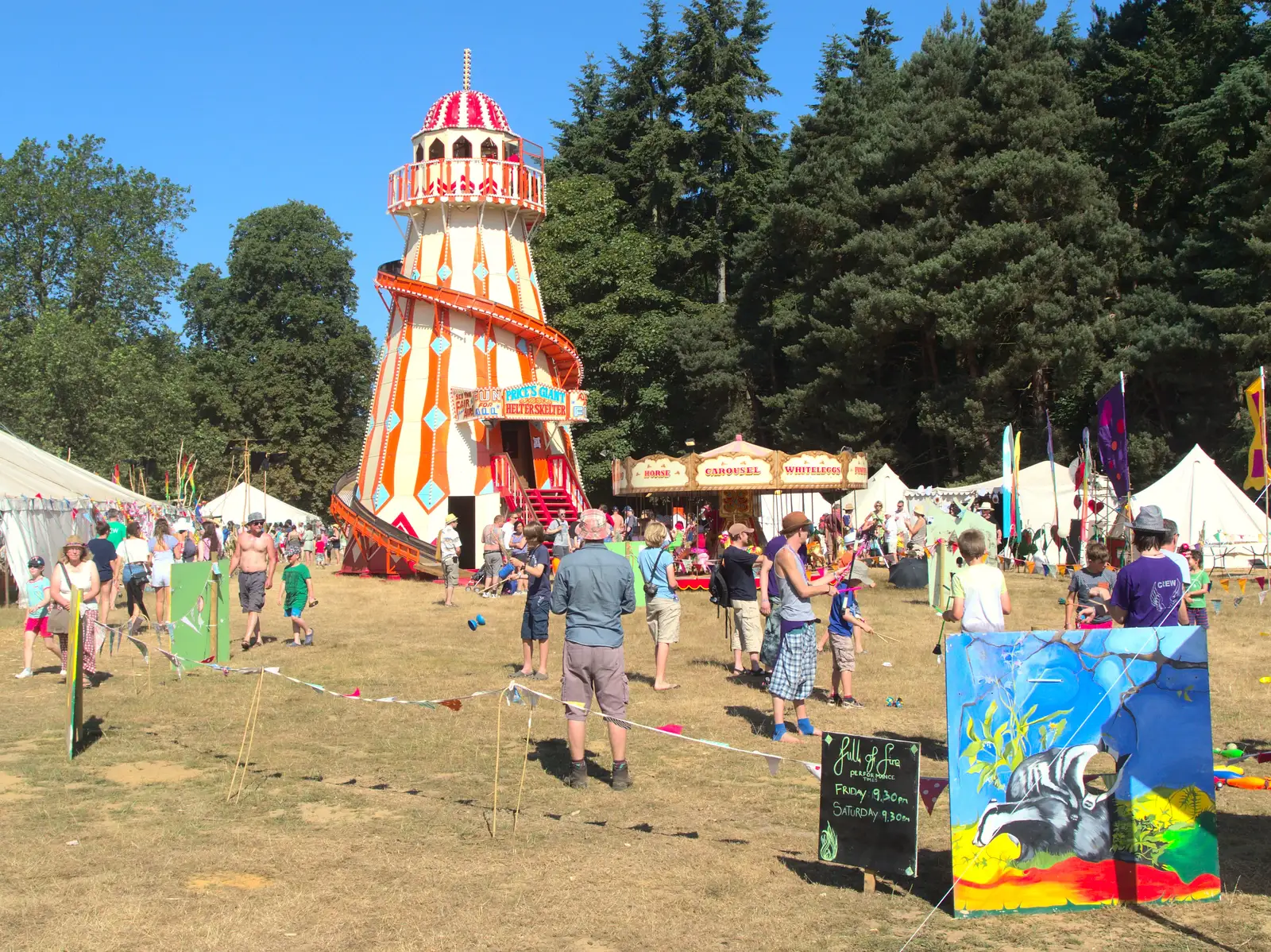 The sprog compound, from The 8th Latitude Festival, Henham Park, Southwold, Suffolk - 18th July 2013