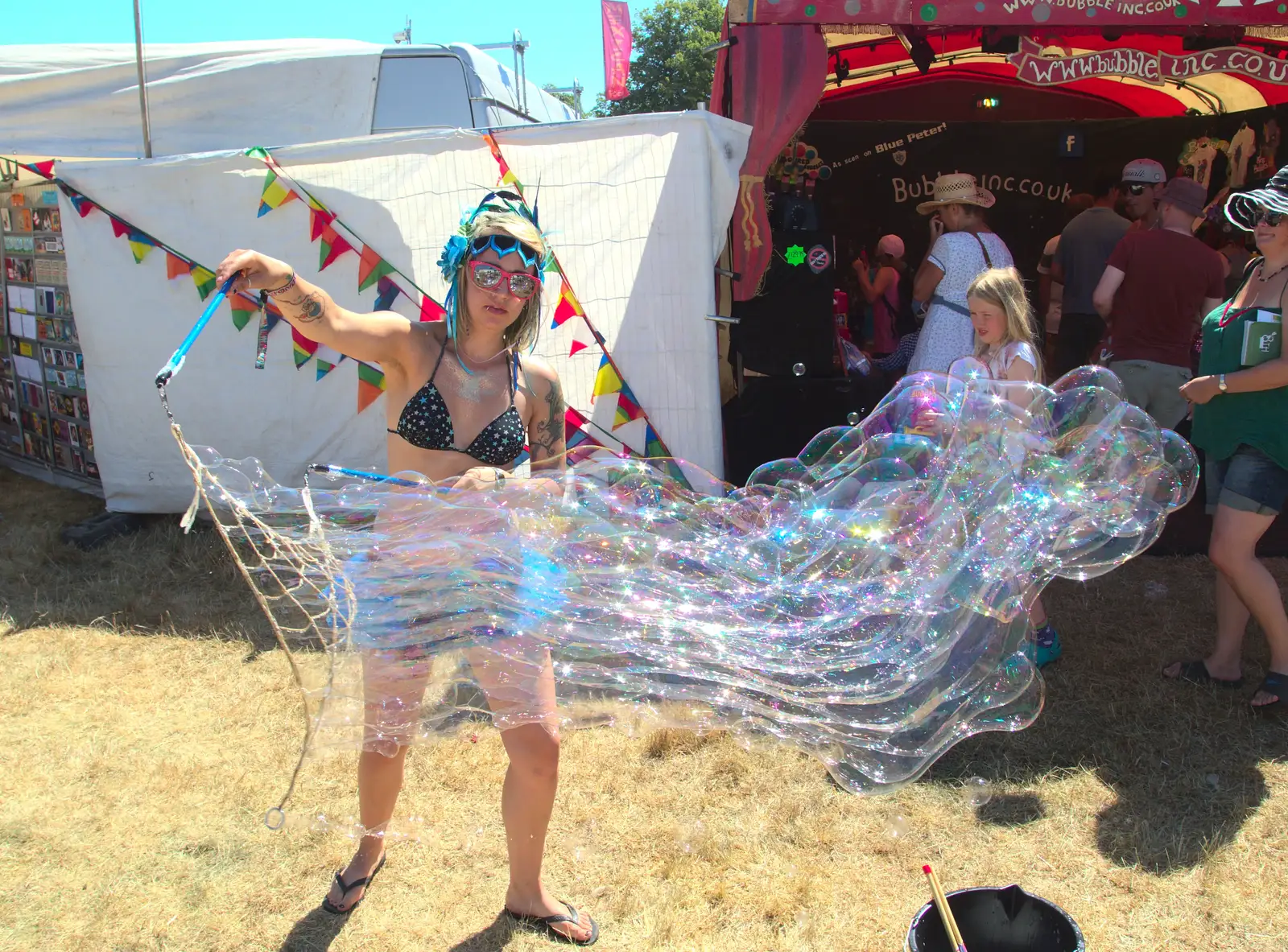 A thousand bubbles at once, from The 8th Latitude Festival, Henham Park, Southwold, Suffolk - 18th July 2013