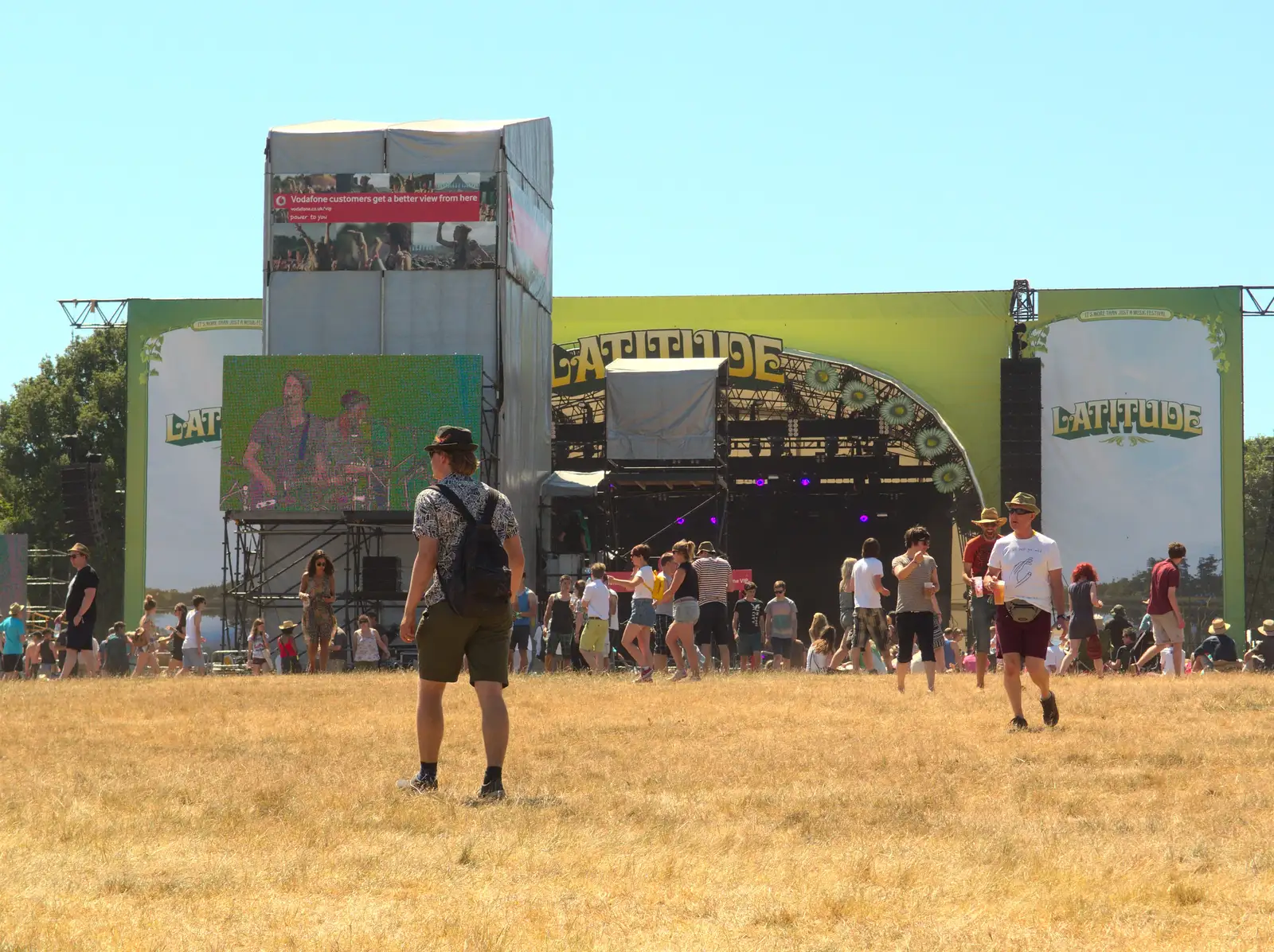 The main stage, from The 8th Latitude Festival, Henham Park, Southwold, Suffolk - 18th July 2013