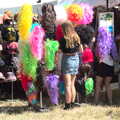 Brightly-coloured wigs for sale, The 8th Latitude Festival, Henham Park, Southwold, Suffolk - 18th July 2013