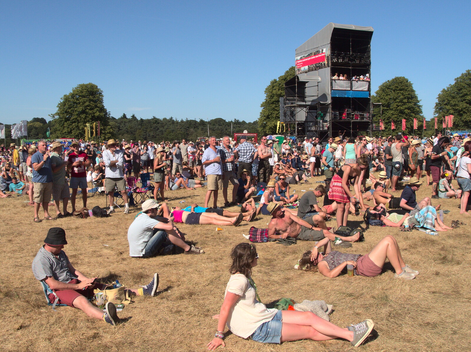 Festival crowds from The 8th Latitude Festival, Henham Park, Southwold, Suffolk - 18th July 2013