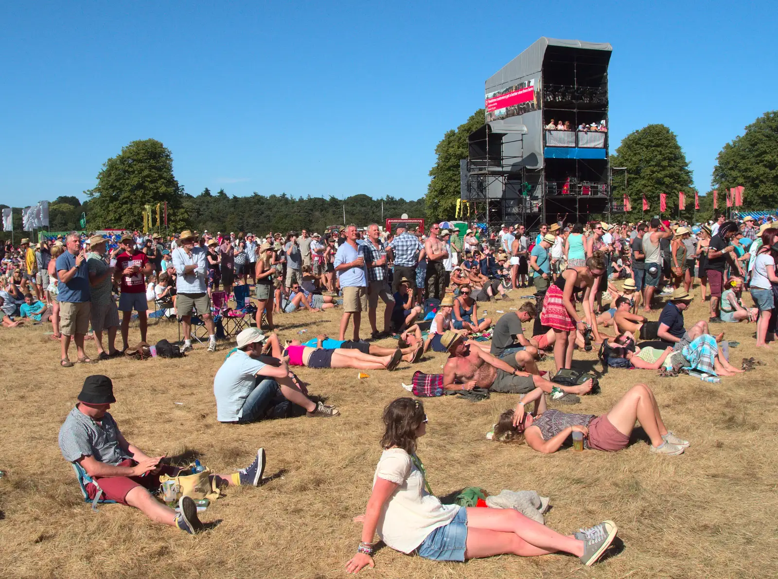 Festival crowds, from The 8th Latitude Festival, Henham Park, Southwold, Suffolk - 18th July 2013