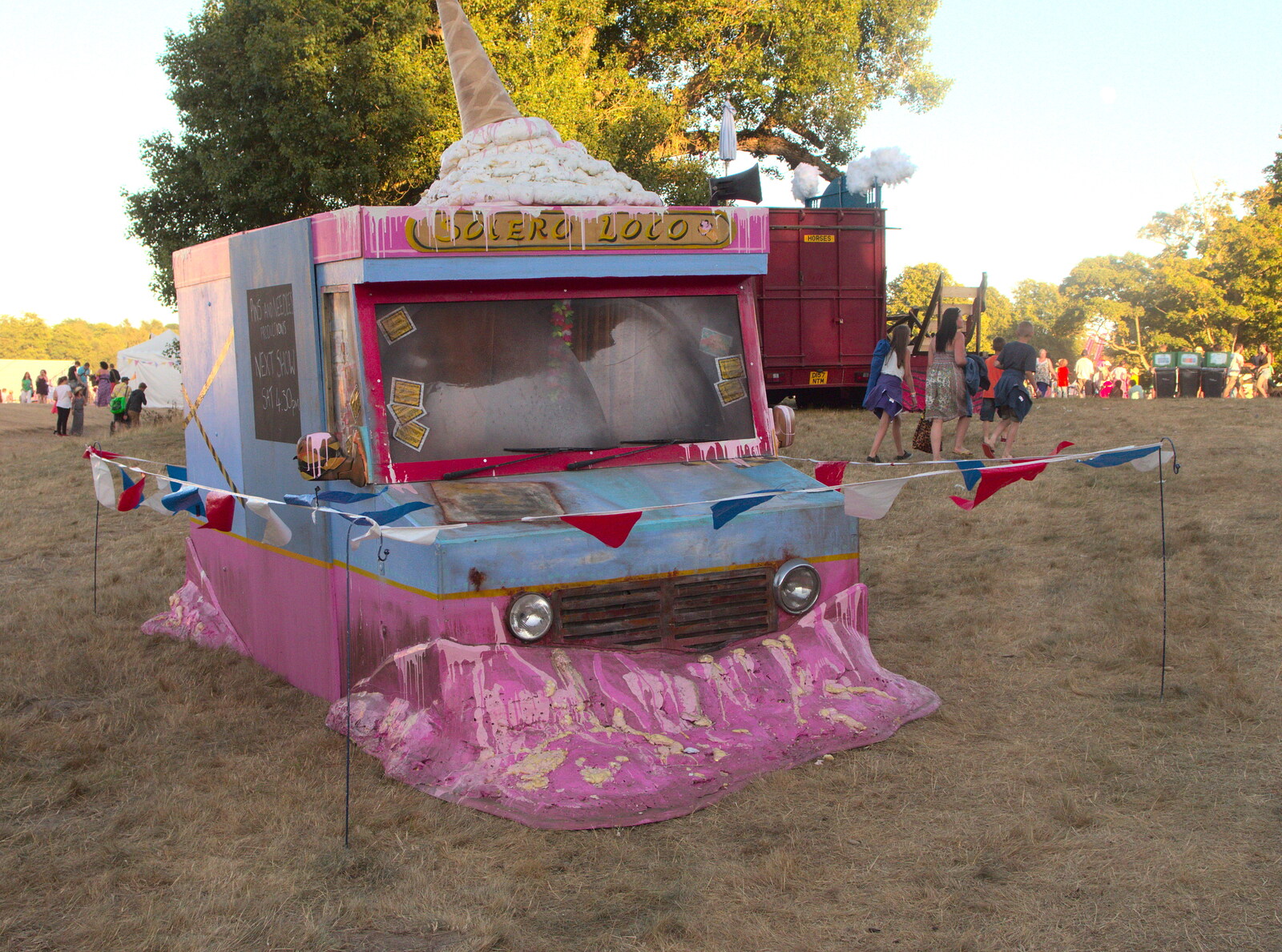Installation ice-cream van from The 8th Latitude Festival, Henham Park, Southwold, Suffolk - 18th July 2013