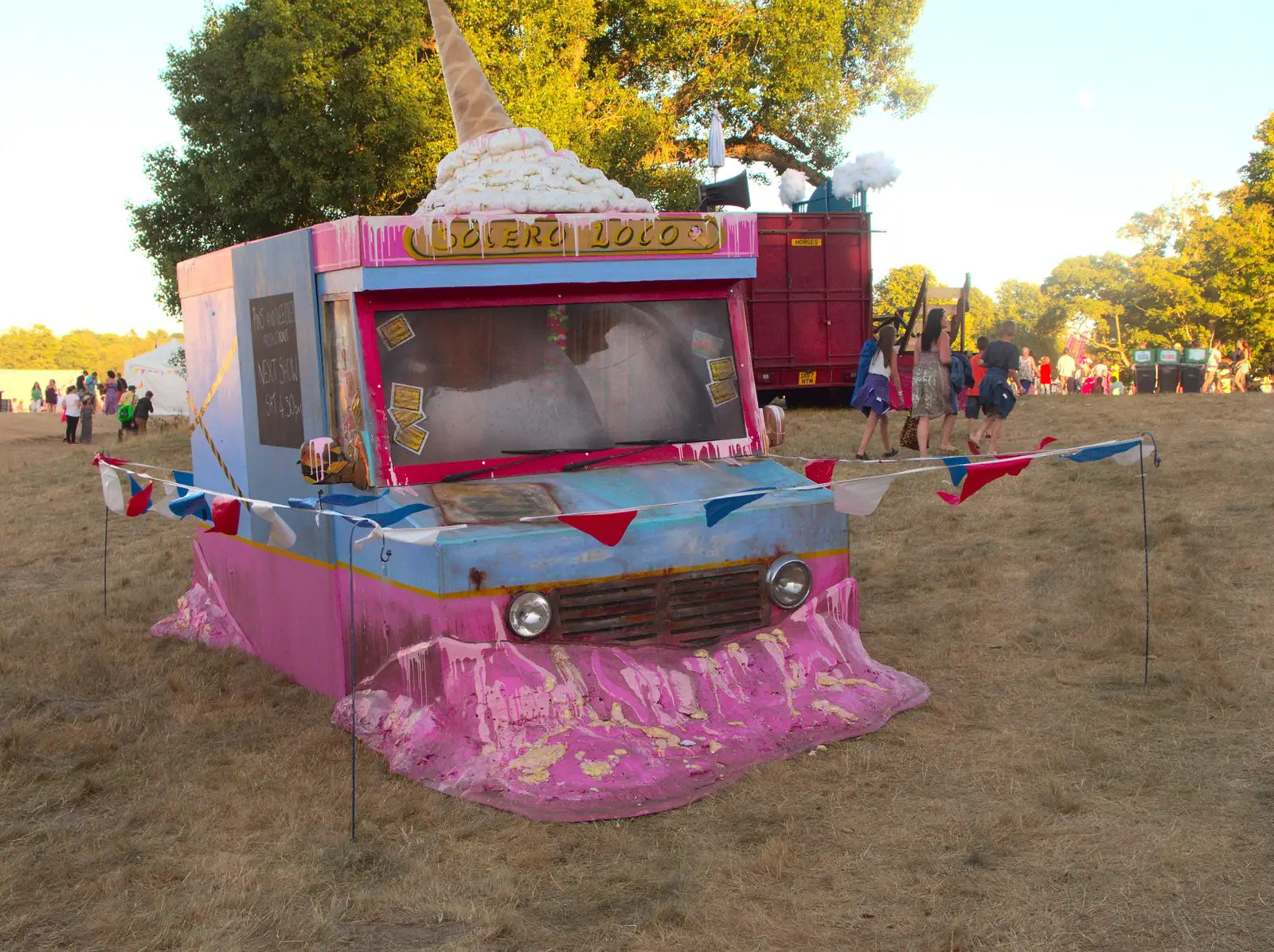 Installation ice-cream van, from The 8th Latitude Festival, Henham Park, Southwold, Suffolk - 18th July 2013