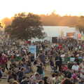 Crowds in the low sun, The 8th Latitude Festival, Henham Park, Southwold, Suffolk - 18th July 2013