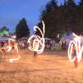 Fire-eaters do their thing, The 8th Latitude Festival, Henham Park, Southwold, Suffolk - 18th July 2013