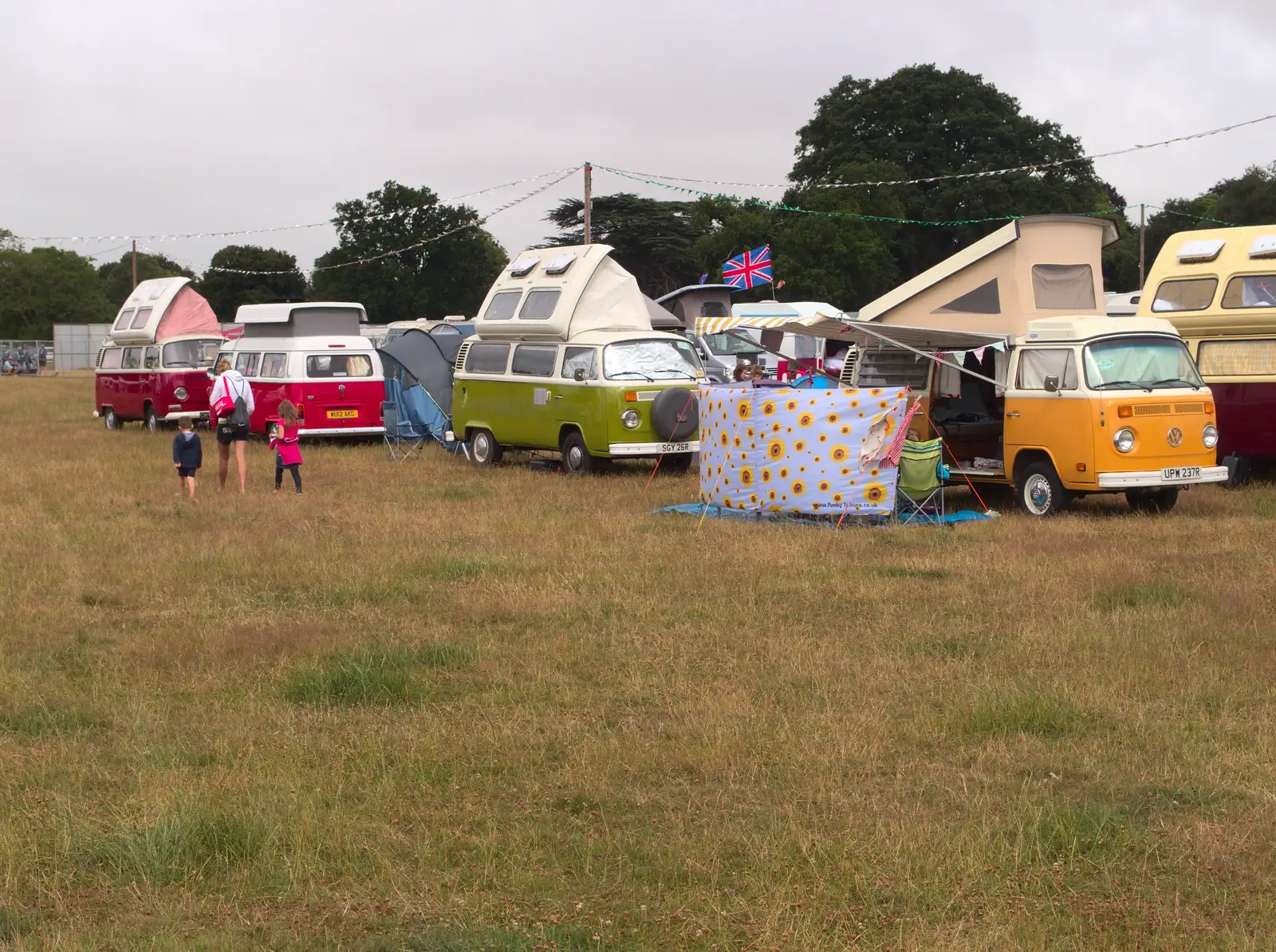 Family Camping is like a VW event, from The 8th Latitude Festival, Henham Park, Southwold, Suffolk - 18th July 2013