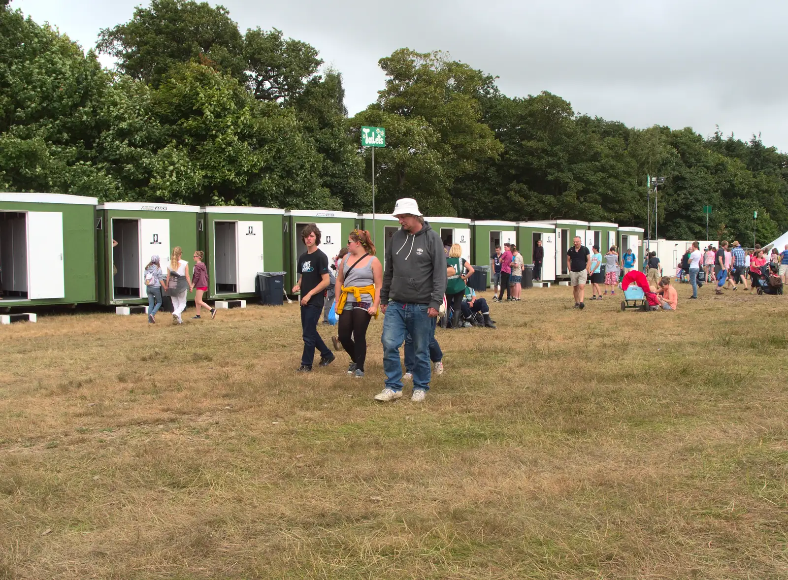 The joys of festival bogs, from The 8th Latitude Festival, Henham Park, Southwold, Suffolk - 18th July 2013