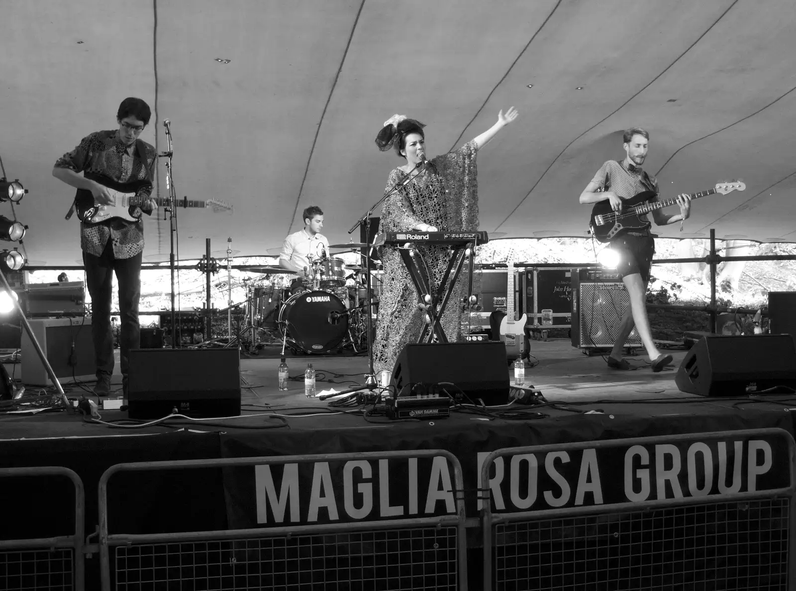 More Maglia Rosa action, from The 8th Latitude Festival, Henham Park, Southwold, Suffolk - 18th July 2013