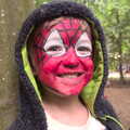 Fred shows off his face paint, The 8th Latitude Festival, Henham Park, Southwold, Suffolk - 18th July 2013