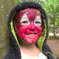 Fred shows off his face paint, The 8th Latitude Festival, Henham Park, Southwold, Suffolk - 18th July 2013