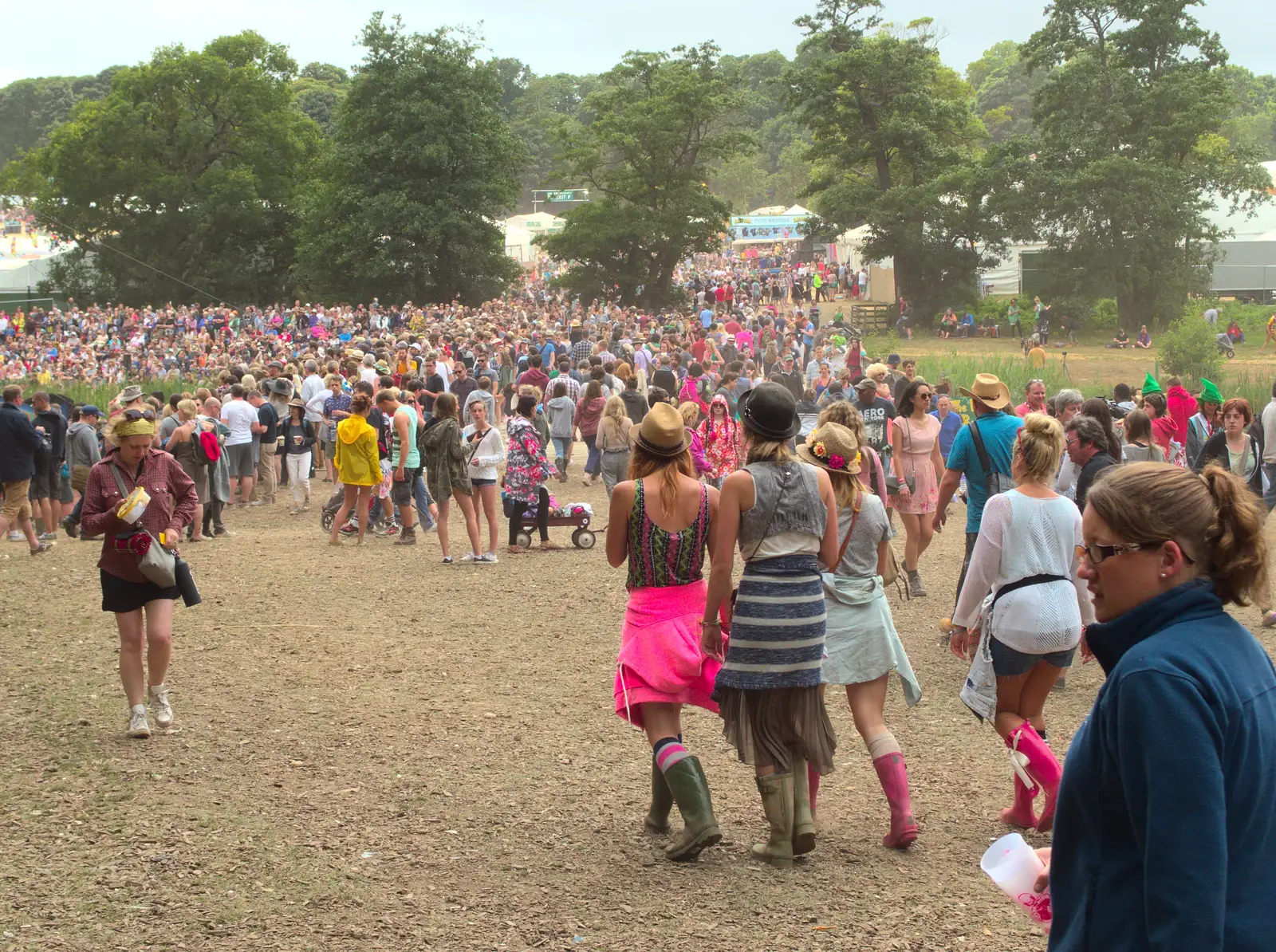 The Latitude crowds, from The 8th Latitude Festival, Henham Park, Southwold, Suffolk - 18th July 2013