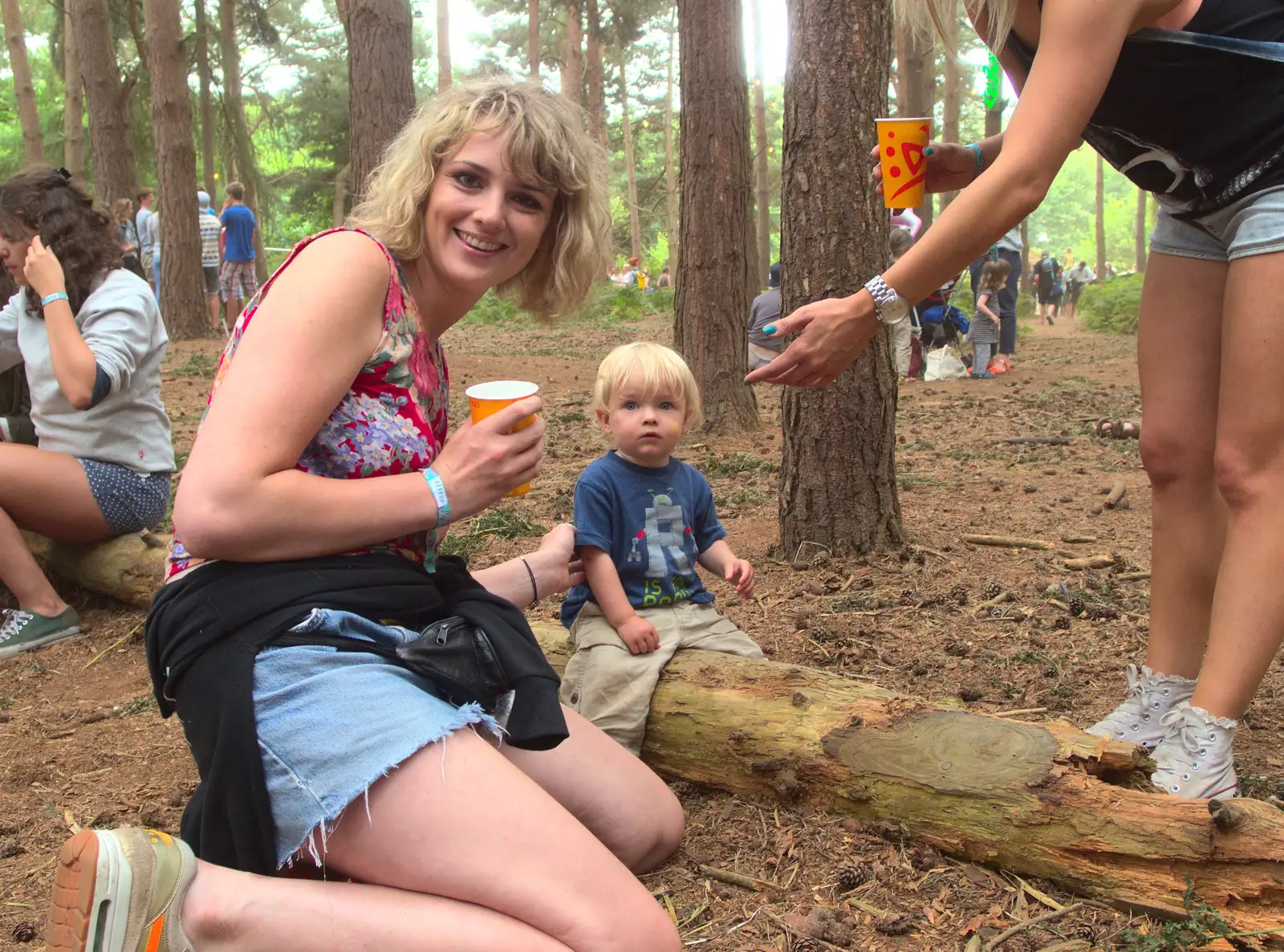 Harry proves a hit with the girls, from The 8th Latitude Festival, Henham Park, Southwold, Suffolk - 18th July 2013