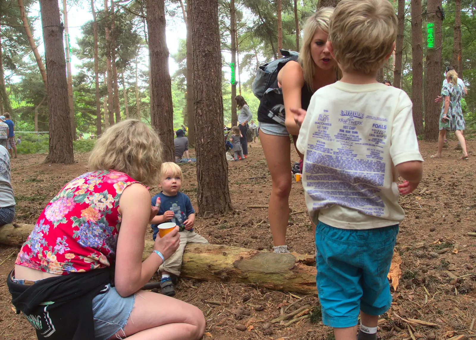 Harry and Fred are popular, from The 8th Latitude Festival, Henham Park, Southwold, Suffolk - 18th July 2013