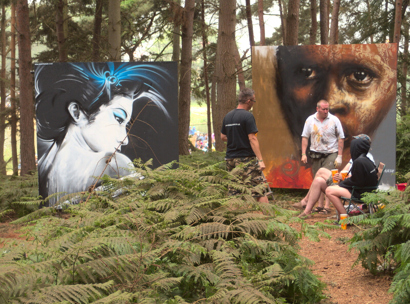 Forest artwork from The 8th Latitude Festival, Henham Park, Southwold, Suffolk - 18th July 2013
