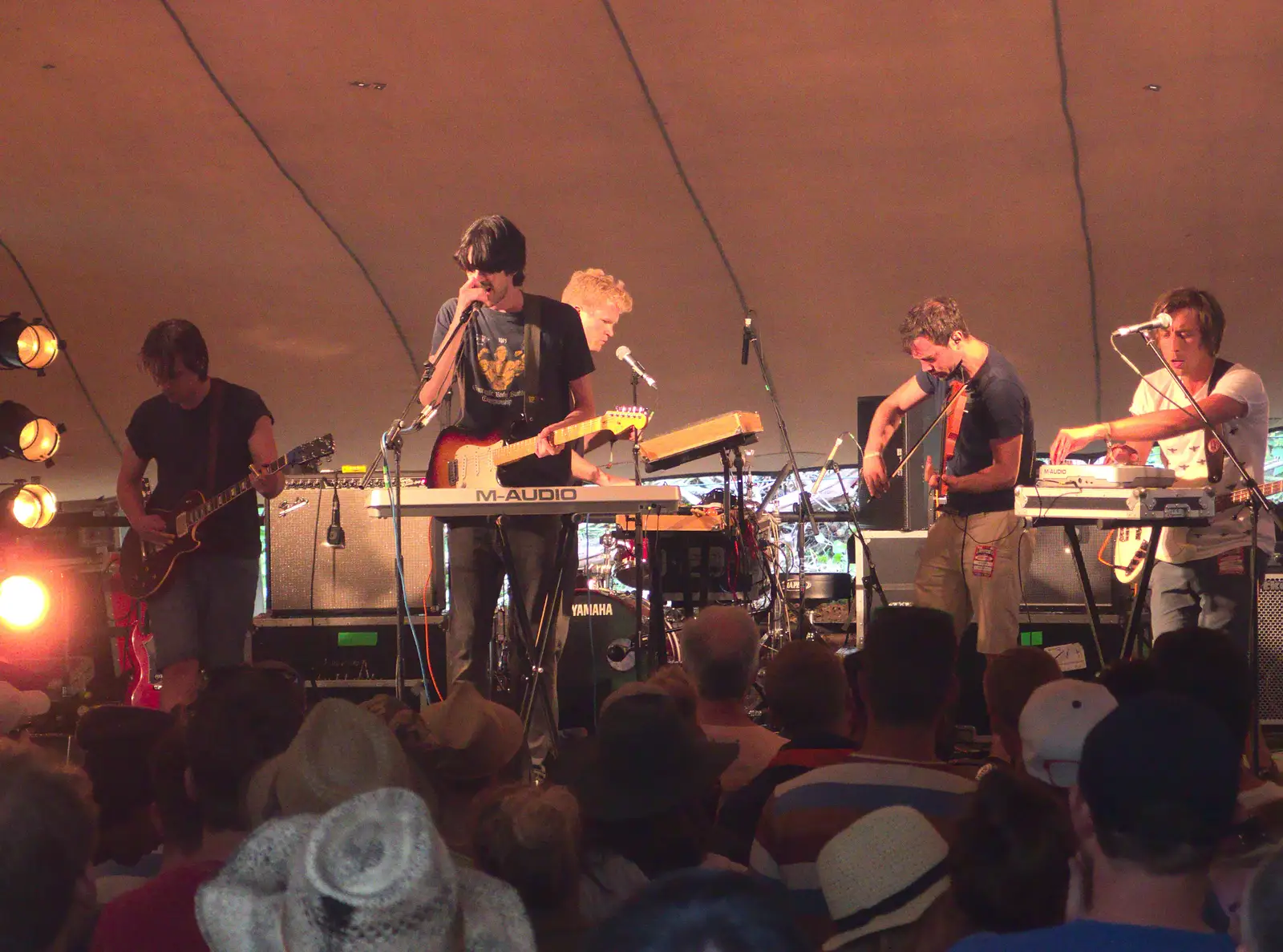 Another band in the forest stage, from The 8th Latitude Festival, Henham Park, Southwold, Suffolk - 18th July 2013