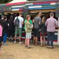 Isobel queues at the bar, The 8th Latitude Festival, Henham Park, Southwold, Suffolk - 18th July 2013