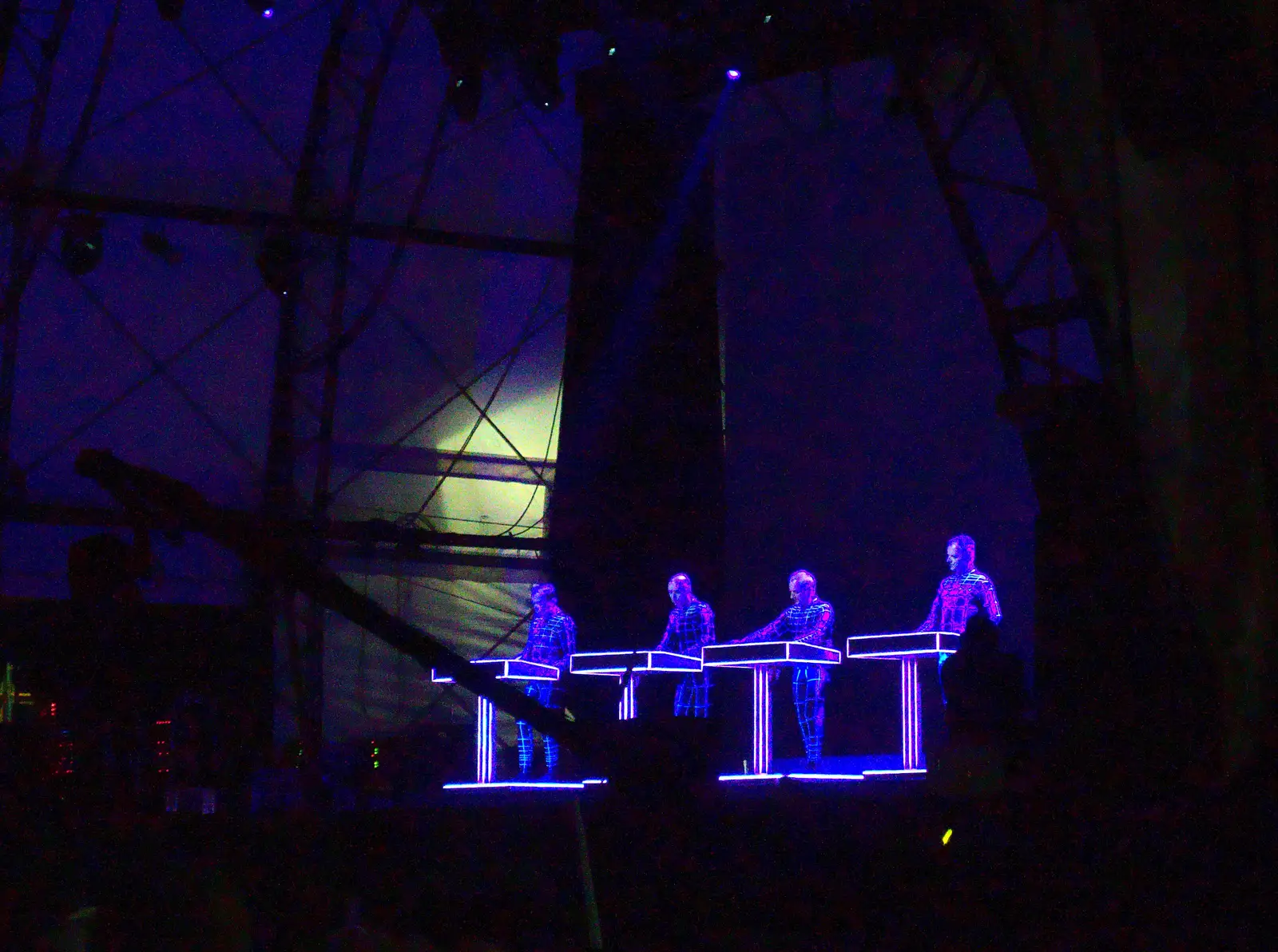 More techno from Kraftwerk, from The 8th Latitude Festival, Henham Park, Southwold, Suffolk - 18th July 2013