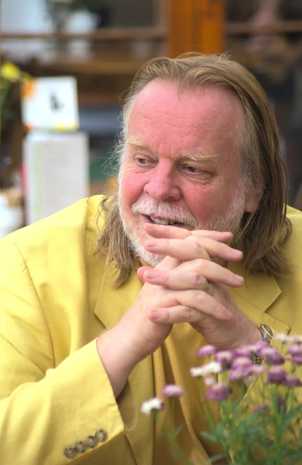 Rick Wakeman chats about Dads Army, from An Interview with Rick Wakeman and Other Stories, Diss, Norfolk - 22nd July 2013