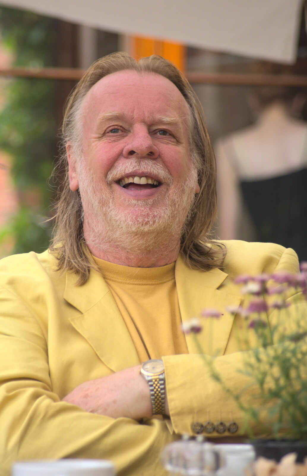 Rick Wakeman is definitely not a 'grumpy old man' from An Interview with Rick Wakeman and Other Stories, Diss, Norfolk - 22nd July 2013