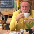 Rick Wakeman drinks a coffee, An Interview with Rick Wakeman and Other Stories, Diss, Norfolk - 22nd July 2013