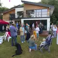 A black labrador roams around, Henry's 60th Birthday, Hethel, Norfolk - 3rd August 2013